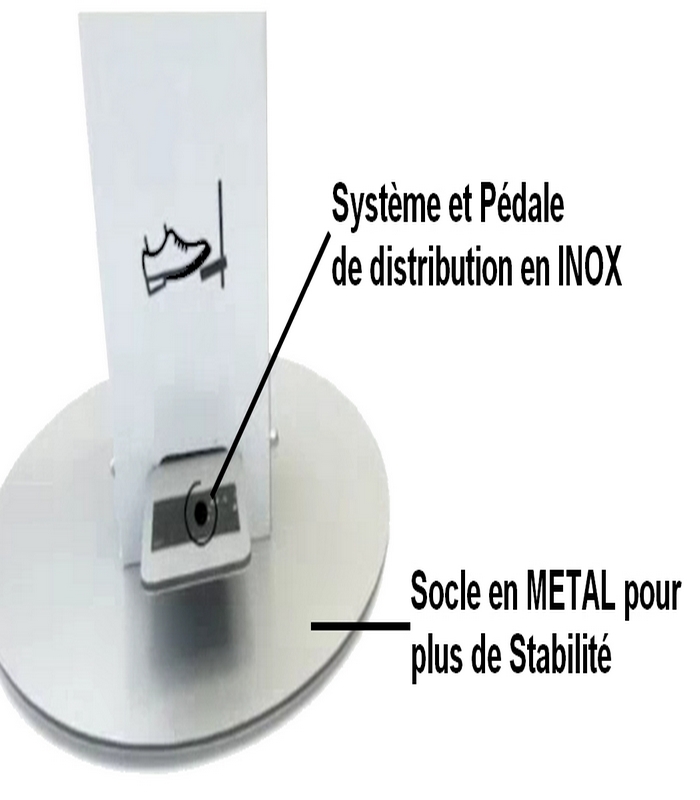 distributeur de savon gel hydroalcoolique
