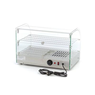 45L Vitrine Chauffante Inox 2 étages – Image 6