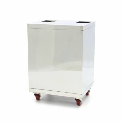 Chariot Presse Orange Inox avec sceau à déchet – Image 4