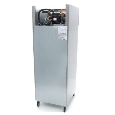 Congélateur 600 Litres 3 étagères réglables (2/1 GN) acier inoxydable avec porte en verre – Image 4