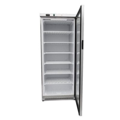 Congélateur 600 Litres acier inoxydable avec porte en verre – Image 5