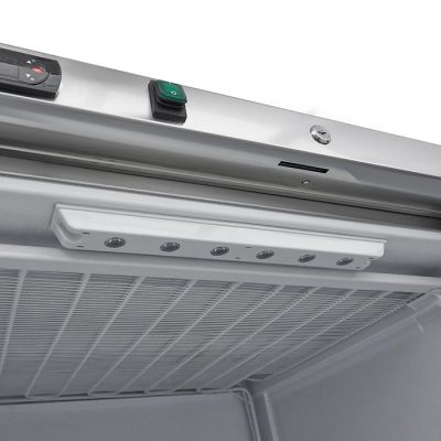 Congélateur 600 Litres acier inoxydable avec porte en verre – Image 6