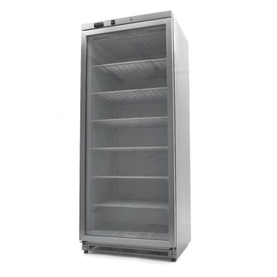 Congélateur 600 Litres acier inoxydable avec porte en verre – Image 7
