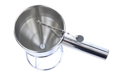 Distributeur de pâte 1,3 L en acier inoxydable avec bouton de dosage – Image 3