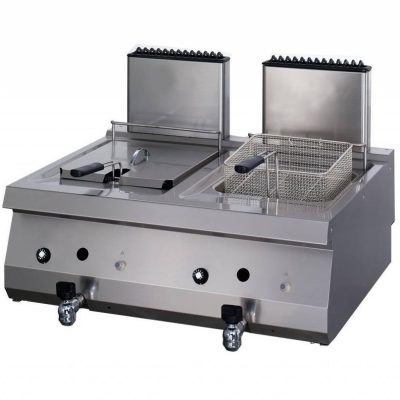 Friteuse à Gaz 2 x 12L 70 cm