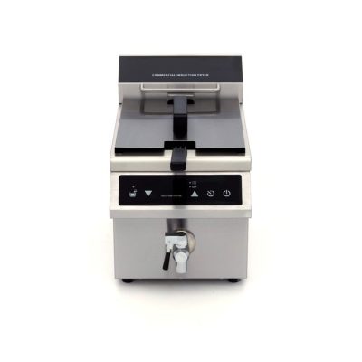 Friteuse Induction 1 x 8 Litres avec robinet de vidange – Image 7