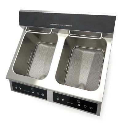 Friteuse Induction 2 x 8 Litres avec robinet de vidange – Image 5