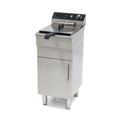 Friteuse electrique 1 x 16 Litres avec robinet de vidange et support 400 volt – Image 3