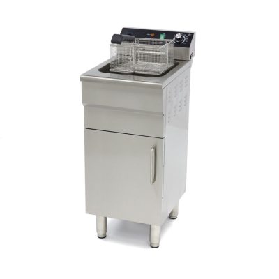 Friteuse electrique 1 x 16 Litres avec robinet de vidange et support 400 volt – Image 8