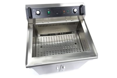 Friteuse electrique 1 x 35 Litres avec robinet de vidange et support 400 volt – Image 6