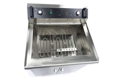 Friteuse electrique 1 x 35 Litres avec robinet de vidange et support 400 volt – Image 7