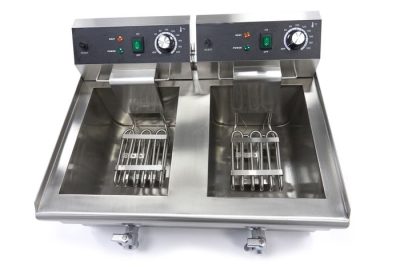 Friteuse 2 x 13 Litres avec robinet de vidange – Image 5