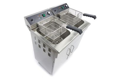 Friteuse electrique 2 x 16 Litres avec robinet de vidange – Image 7