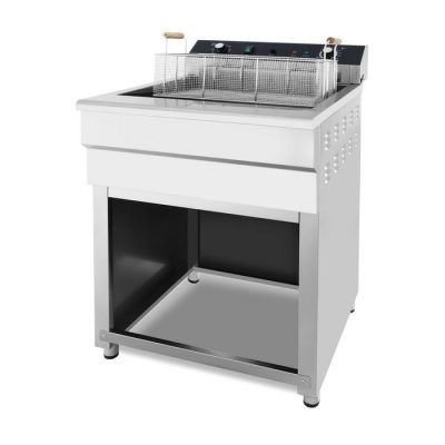 Friteuse electrique 45 Litres avec robinet de vidange et support 400 volt