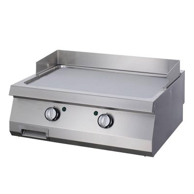 Grill Lisse CHROME Double - Électrique 70 cm