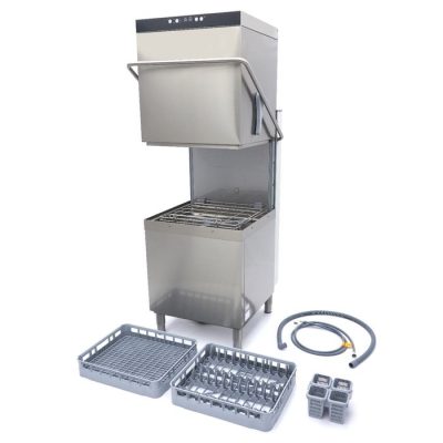 Lave-vaisselle à capot - 50x60cm - pompes de rinçage et de savon - 400V – Image 4