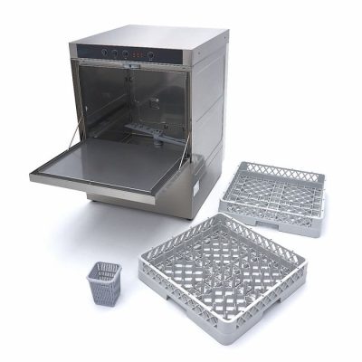 Lave-vaisselle sous plan - 50 x 50 cm - pompes de vidange, aide au rinçage et de savon - 400V – Image 11
