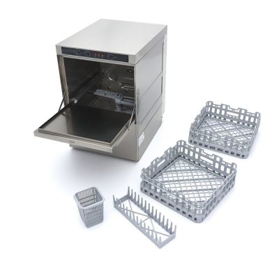 Lave-verres - 35 x 35 cm - avec drain, aide au rinçage et pompe à savon – Image 11