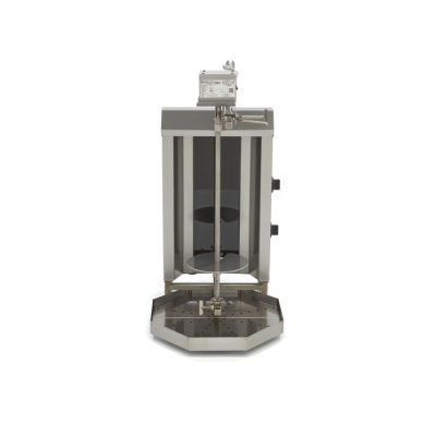 Machine à kebab professionnelle 2 brûleurs 20 kg – électrique avec Moteur – Image 2