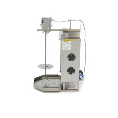 Machine à kebab professionnelle 2 brûleurs 20 kg – électrique avec Moteur – Image 4