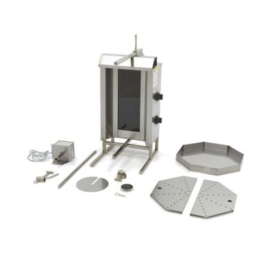 Machine à kebab professionnelle 2 brûleurs 20 kg – électrique avec Moteur – Image 6