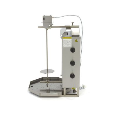Machine à kebab professionnelle 3 brûleurs 30 kg – GAZ avec Moteur – Image 4