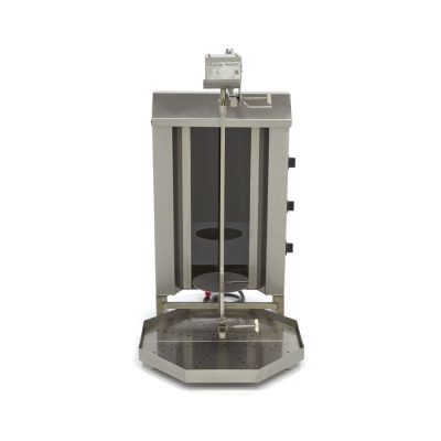 Machine à kebab professionnelle 3 brûleurs 30 kg – électrique avec Moteur – Image 2