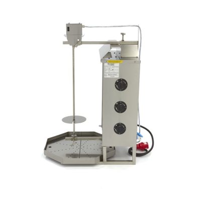 Machine à kebab professionnelle 3 brûleurs 30 kg – électrique avec Moteur – Image 4