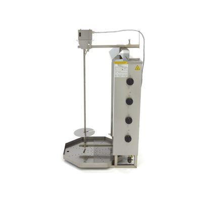Machine à kebab professionnelle 4 brûleurs 50 kg – GAZ avec Moteur – Image 4