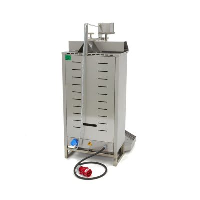 Machine à kebab professionnelle 4 brûleurs 50 kg – électrique avec Moteur – Image 5