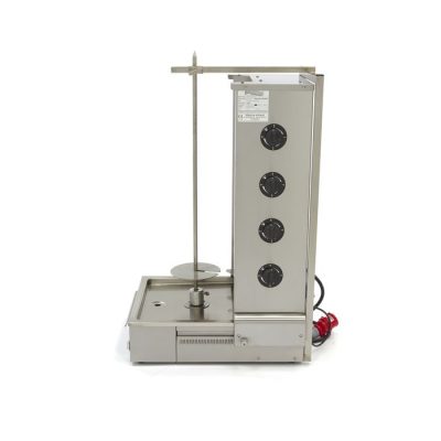 Machine à kebab professionnelle 4 brûleurs 70 kg - électrique – Image 4