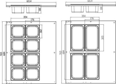 Mini Saladette 67L - 1/6 GN ou 1/3 GN – Image 8
