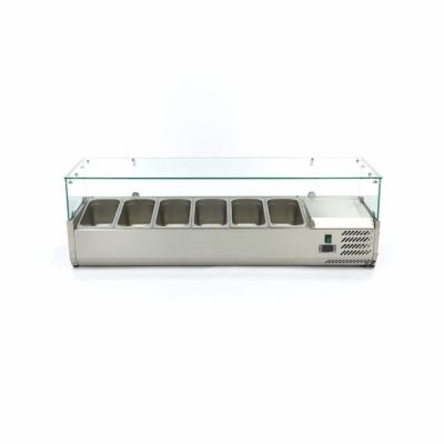 Porte Ingrédients 6 x 1/3 GN 140cm Réfrigéré – Image 6