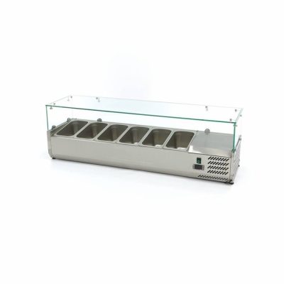 Porte Ingrédients 6 x 1/3 GN 140cm Réfrigéré – Image 7
