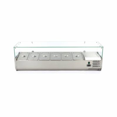 Porte Ingrédients 6 x 1/3 GN 150 cm Réfrigéré – Image 2