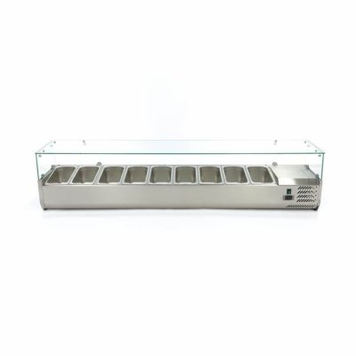 Porte Ingrédients 9 x 1/3 GN Réfrigéré 200cm – Image 6