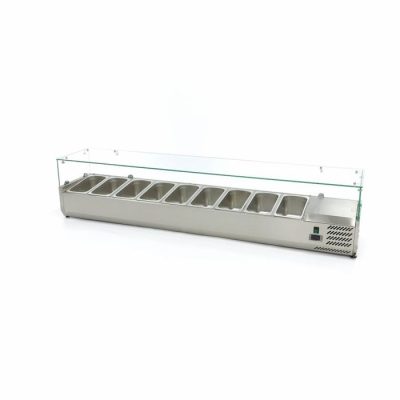 Porte Ingrédients 9 x 1/3 GN Réfrigéré 200cm – Image 7