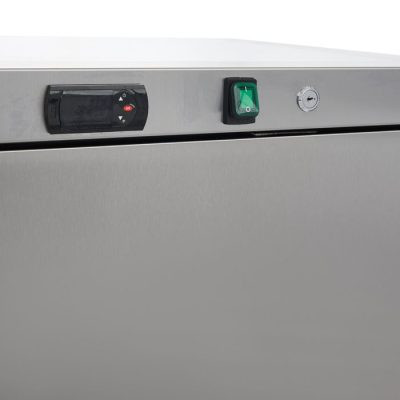 Réfrigérateur 400 Litres 4 étagères réglables acier inoxydable – Image 5