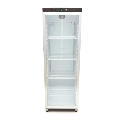 Réfrigérateur 400 Litres noir avec porte en verre