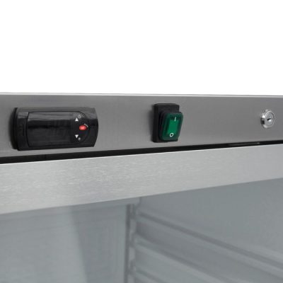 Réfrigérateur 600 Litres acier inoxydable avec porte en verre – Image 7