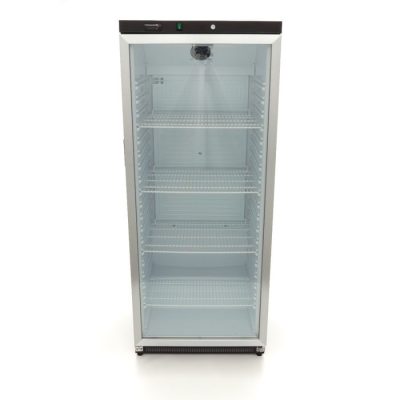 Réfrigérateur 600 Litres noir avec porte en verre