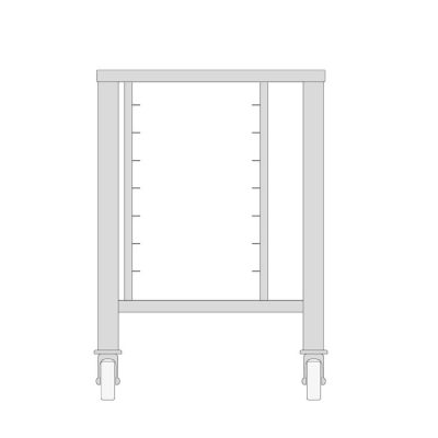Support à roulettes pour Four 5 x 2/3 GN