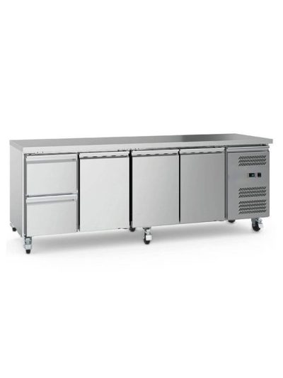 Table Réfrigérée 4 portes 553 Litres 223 cm