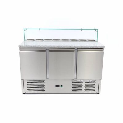 Table à Pizza Réfrigérée 400 Litres 8 x 1/6 GN – Image 3