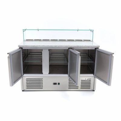 Table à Pizza Réfrigérée 400 Litres 8 x 1/6 GN – Image 4