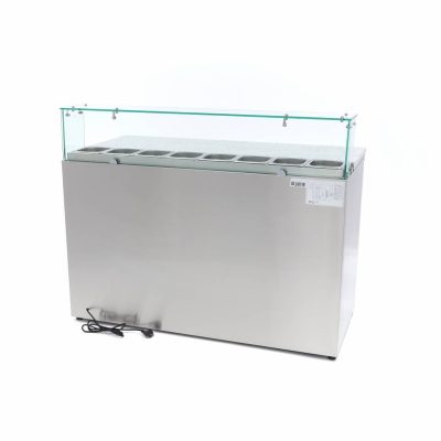 Table à Pizza Réfrigérée 400 Litres 8 x 1/6 GN – Image 5