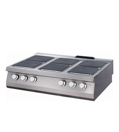 Table de cuisson 900 6 surfaces carrées électriques