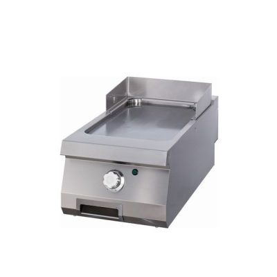 Table de cuisson 900 plaque de gril Lisse Chrome
