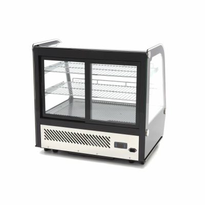 Vitrine à gâteaux 120 L 70 cm portes coulissantes arrière – Image 4