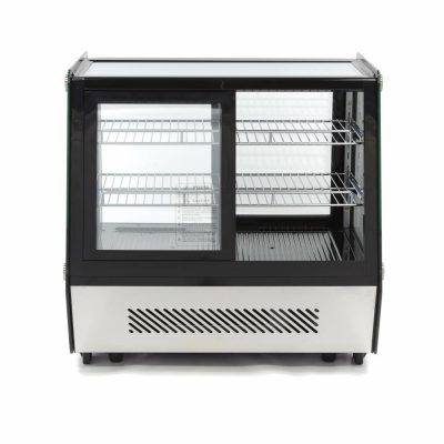 Vitrine à gâteaux 125 Litres 71 cm portes coulissantes avant et arrière – Image 6